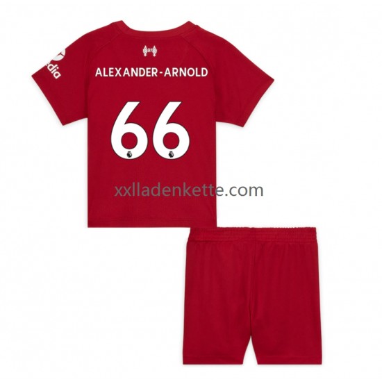 Fußballtrikot Liverpool Alexander-Arnold 66 Kinder Heim 2022-2023 Kurzarm