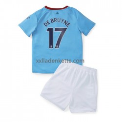 Fußballtrikot Manchester City De Bruyne 17 Kinder Heim 2022-2023 Kurzarm