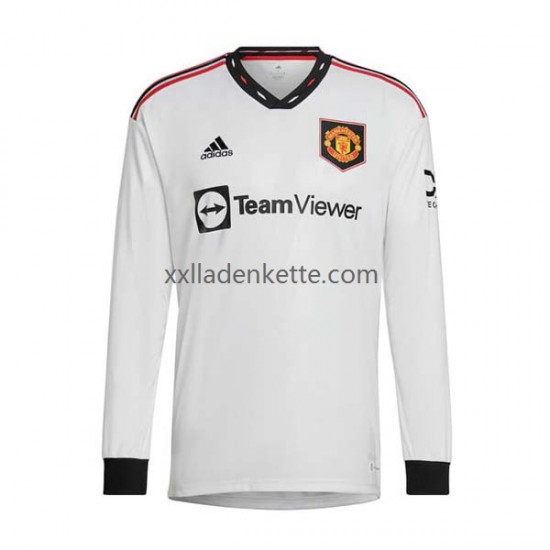 Fußballtrikot Manchester United Herren Auswärts 2022-2023 Langarm