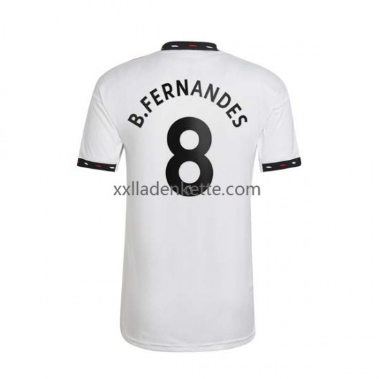 Fußballtrikot Manchester United Bruno Fernandes 8 Herren Auswärts 2022-2023 Kurzarm