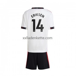 Fußballtrikot Manchester United Christian Eriksen 14 Kinder Auswärts 2022-2023 Kurzarm