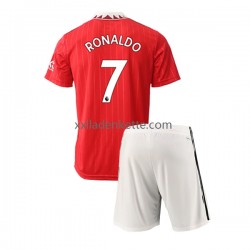 Fußballtrikot Manchester United Cristiano Ronaldo 7 Kinder Heim 2022-2023 Kurzarm