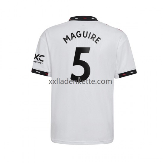 Fußballtrikot Manchester United Harry Maguire 5 Herren Auswärts 2022-2023 Kurzarm