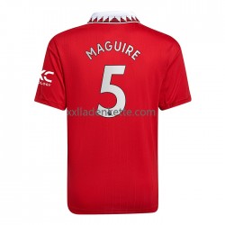 Fußballtrikot Manchester United Harry Maguire 5 Herren Heim 2022-2023 Kurzarm