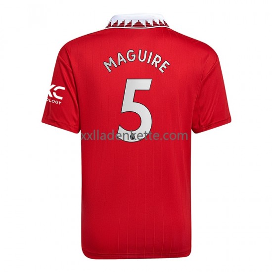 Fußballtrikot Manchester United Harry Maguire 5 Herren Heim 2022-2023 Kurzarm
