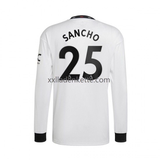 Fußballtrikot Manchester United Jadon Sancho 25 Herren Auswärts 2022-2023 Langarm