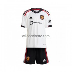 Fußballtrikot Manchester United Kinder Auswärts 2022-2023 Kurzarm