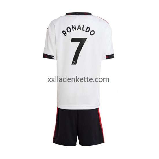 Fußballtrikot Manchester United Ronaldo 7 Kinder Auswärts 2022-2023 Kurzarm