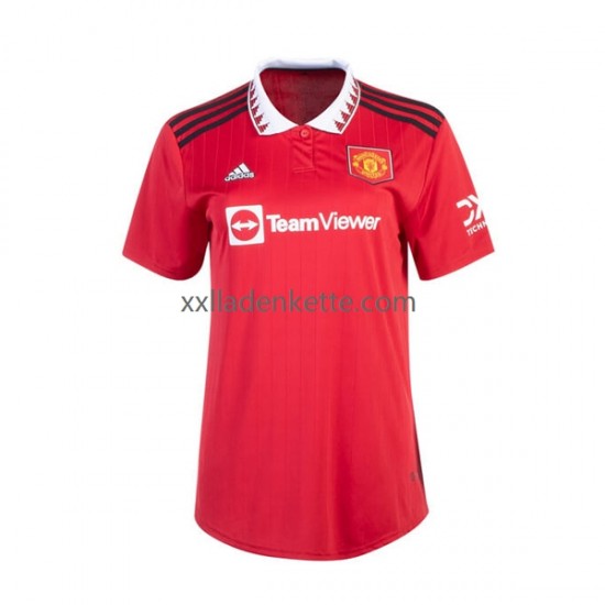 Fußballtrikot Manchester United Dame Heim 2022-2023 Kurzarm