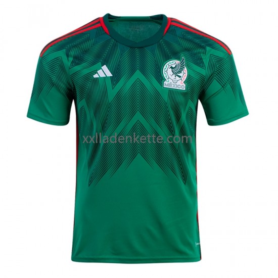 Fußballtrikot Mexiko Herren Heim World Cup 2022 Kurzarm