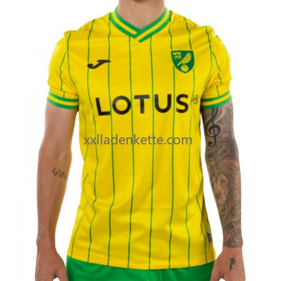 Fußballtrikot Norwich City Herren Heim 2022-2023 Kurzarm