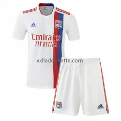 Fußballtrikot Olympique Lyon Kinder Heim 2022-2023 Kurzarm