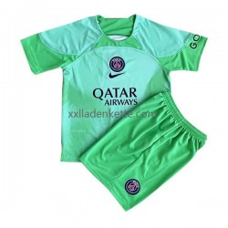 Fußballtrikot Paris Saint-Germain Torwart Kinder Heim 2022-2023 Kurzarm