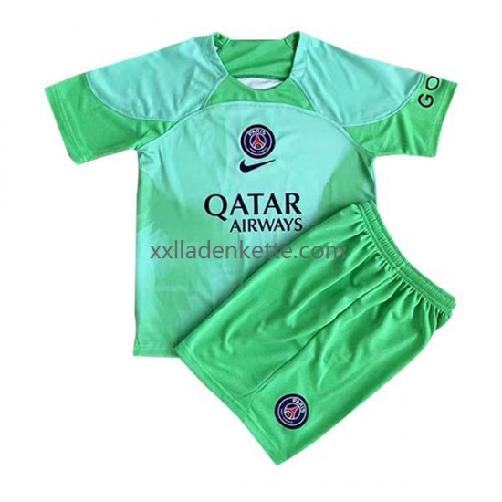Fußballtrikot Paris Saint-Germain Torwart Kinder Heim 2022-2023 Kurzarm