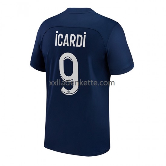 Fußballtrikot Paris Saint-Germain Icardi 9 Herren Heim 2022-2023 Kurzarm