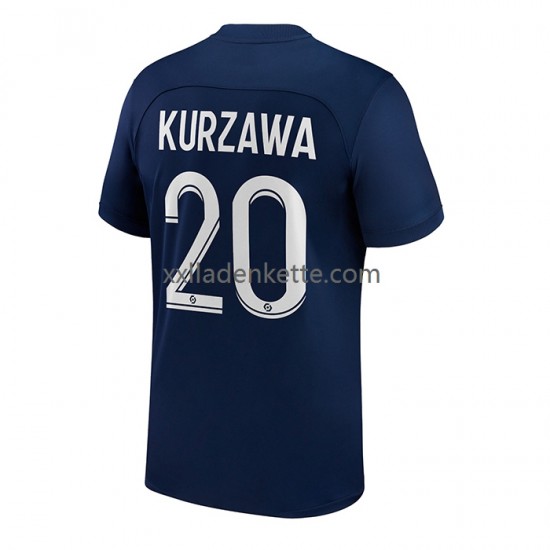 Fußballtrikot Paris Saint-Germain Kurzawa 20 Herren Heim 2022-2023 Kurzarm