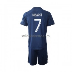 Fußballtrikot Paris Saint-Germain Mbappé 7 Kinder Heim 2022-2023 Kurzarm