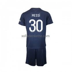 Fußballtrikot Paris Saint-Germain Messi 30 Kinder Heim 2022-2023 Kurzarm