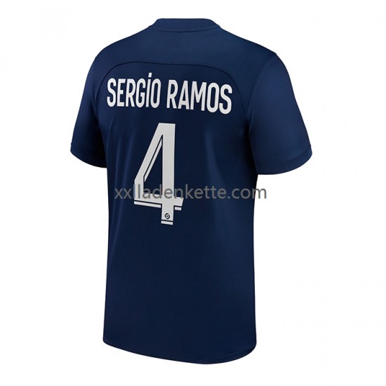 Fußballtrikot Paris Saint-Germain Sergio Ramos 4 Herren Heim 2022-2023 Kurzarm