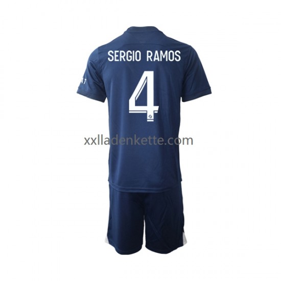 Fußballtrikot Paris Saint-Germain Sergio Ramos 4 Kinder Heim 2022-2023 Kurzarm