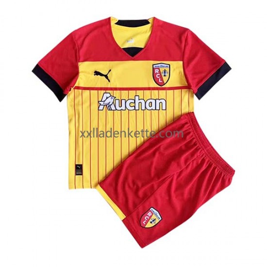 Fußballtrikot RC Lens Kinder Heim 2022-2023 Kurzarm