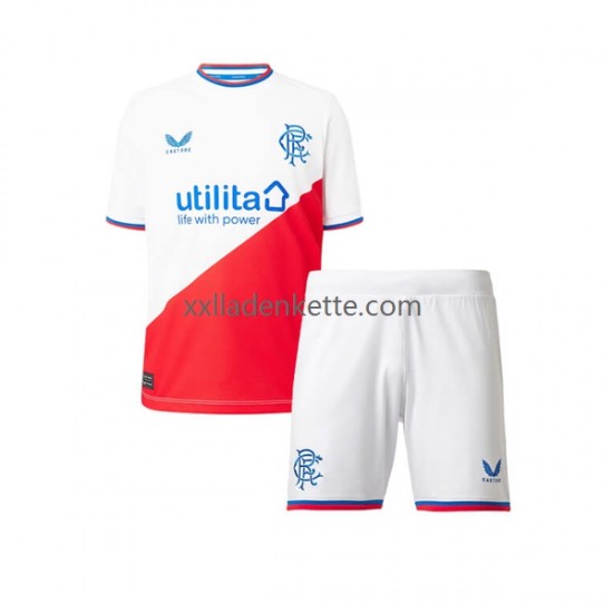 Fußballtrikot Rangers Kinder Auswärts 2022-2023 Kurzarm
