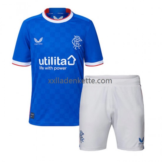 Fußballtrikot Rangers Kinder Heim 2022-2023 Kurzarm