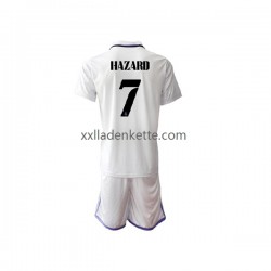 Fußballtrikot Real Madrid Eden Hazard 7 Kinder Heim 2022-2023 Kurzarm