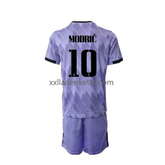 Fußballtrikot Real Madrid Modrić Luka 10 Kinder Auswärts 2022-2023 Kurzarm