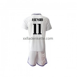 Fußballtrikot Real Madrid Marco Asensio 11 Kinder Heim 2022-2023 Kurzarm