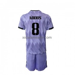 Fußballtrikot Real Madrid Toni Kroos 8 Kinder Auswärts 2022-2023 Kurzarm