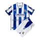 Fußballtrikot Real Sociedad Kinder Heim 2022-2023 Kurzarm
