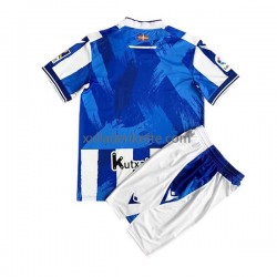 Fußballtrikot Real Sociedad Kinder Heim 2022-2023 Kurzarm