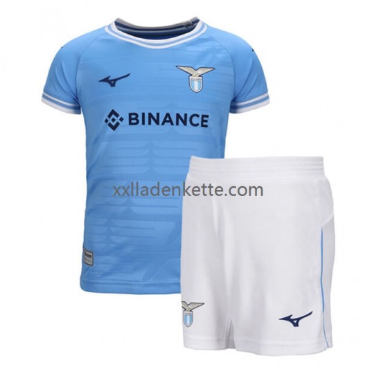 Fußballtrikot Lazio Rom Kinder Heim 2022-2023 Kurzarm