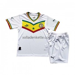 Fußballtrikot Senegal Kinder Heim World Cup 2022 Kurzarm
