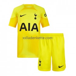 Fußballtrikot Tottenham Hotspur Torwart Kinder Heim 2022-2023 Kurzarm