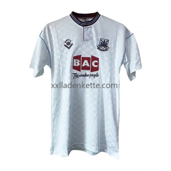 Fußballtrikot West Ham United Retro Herren Auswärts 1989-1990 Kurzarm