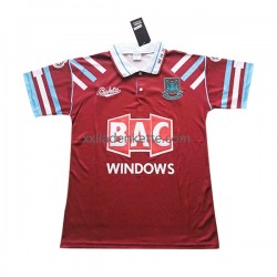 Fußballtrikot West Ham United Retro Herren Heim 1991-1992 Kurzarm