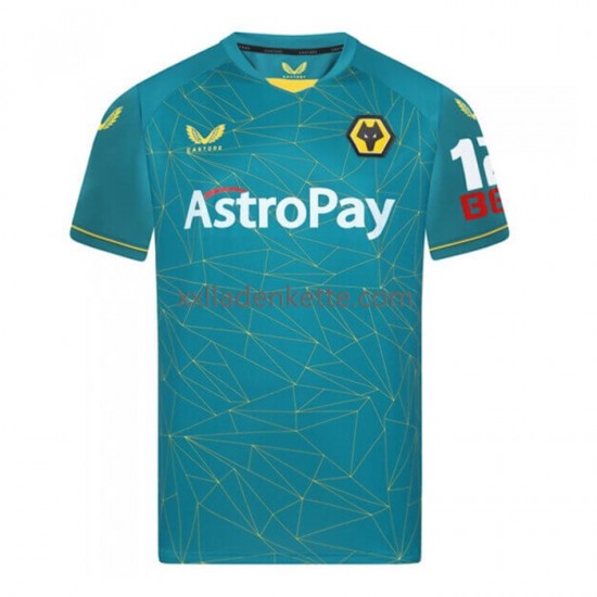 Fußballtrikot Wolverhampton Wanderers Herren Auswärts 2022-2023 Kurzarm