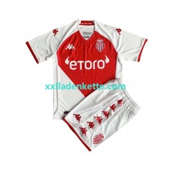 Fußballtrikot AS Monaco Kinder Heim 2022-2023 Kurzarm