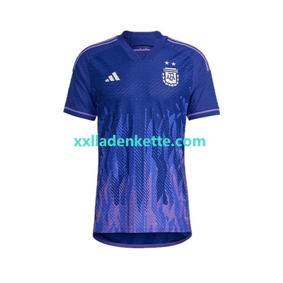 Fußballtrikot Argentinien Herren Auswärts World Cup 2022 Kurzarm