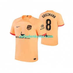 Fußballtrikot Atlético Madrid Antoine Griezmann 8 Herren Ausweich 2022-2023 Kurzarm