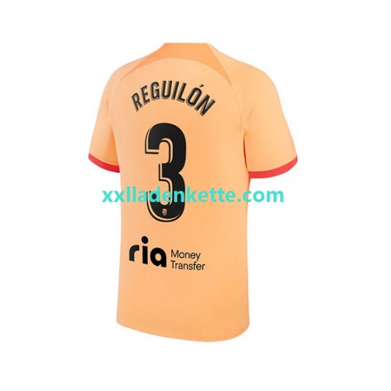 Fußballtrikot Atlético Madrid Sergio Reguilon 3 Herren Ausweich 2022-2023 Kurzarm