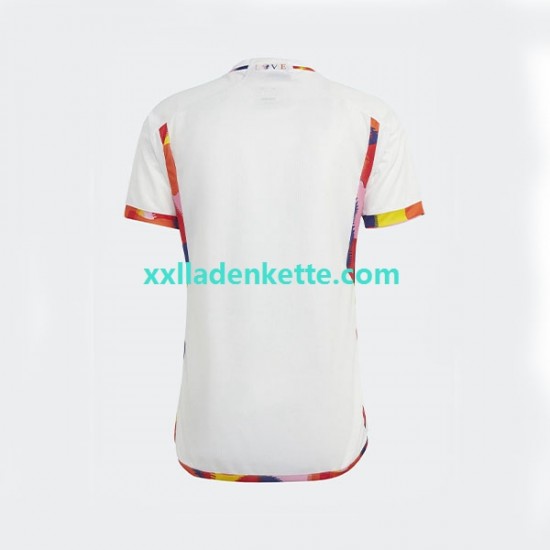 Fußballtrikot Belgien Herren Auswärts World Cup 2022 Kurzarm