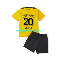 Fußballtrikot Borussia Dortmund Anthony Modeste 20 Kinder Heim 2022-2023 Kurzarm