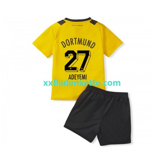 Fußballtrikot Borussia Dortmund Karim Adeyemi 27 Kinder Heim 2022-2023 Kurzarm