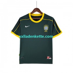 Fußballtrikot Brasilien 1998 Torwart Retro Herren Auswärts Kurzarm
