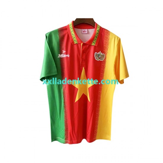 Fußballtrikot Kamerun Retro Herren Heim 1994 Kurzarm