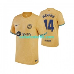Fußballtrikot FC Barcelona Memphis Depay 14 Herren Auswärts 2022-2023 Kurzarm