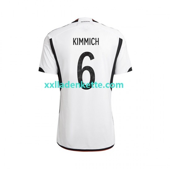 Fußballtrikot Deutschland Joshua Kimmich 6 Herren Heim World Cup 2022 Kurzarm